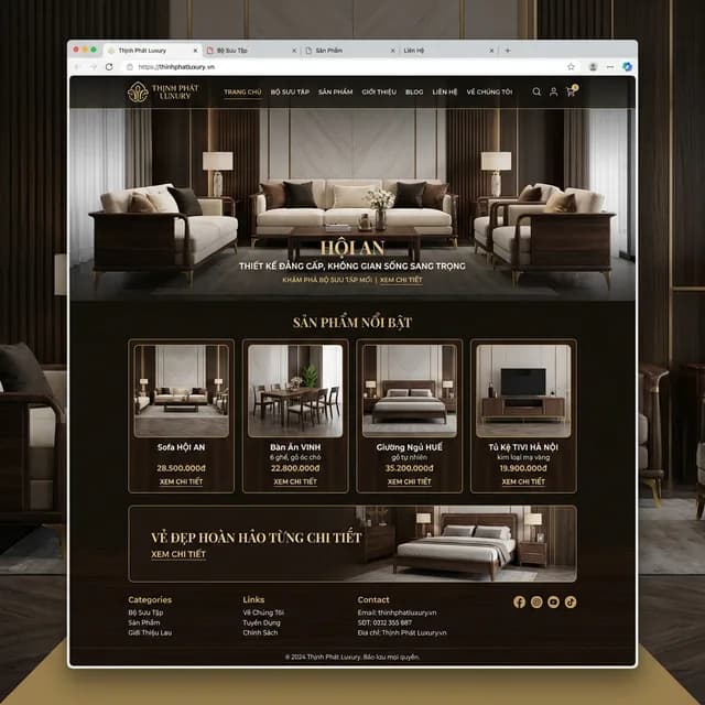 Thiết kế website Nội Thất Gỗ Decor BMT - COPAVN Đắk Lắk