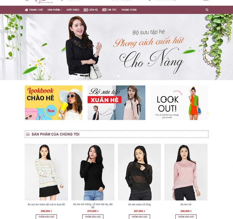 Xây website bán hàng + SEO cho shop thời trang Đắk Lắk
