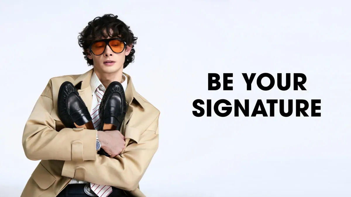 Hình ảnh bộ sưu tập giày da Be Your Signature trên website Fangy