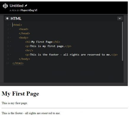 cac the co ban trong html css