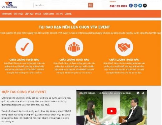 website to chuc su kien tai daklak